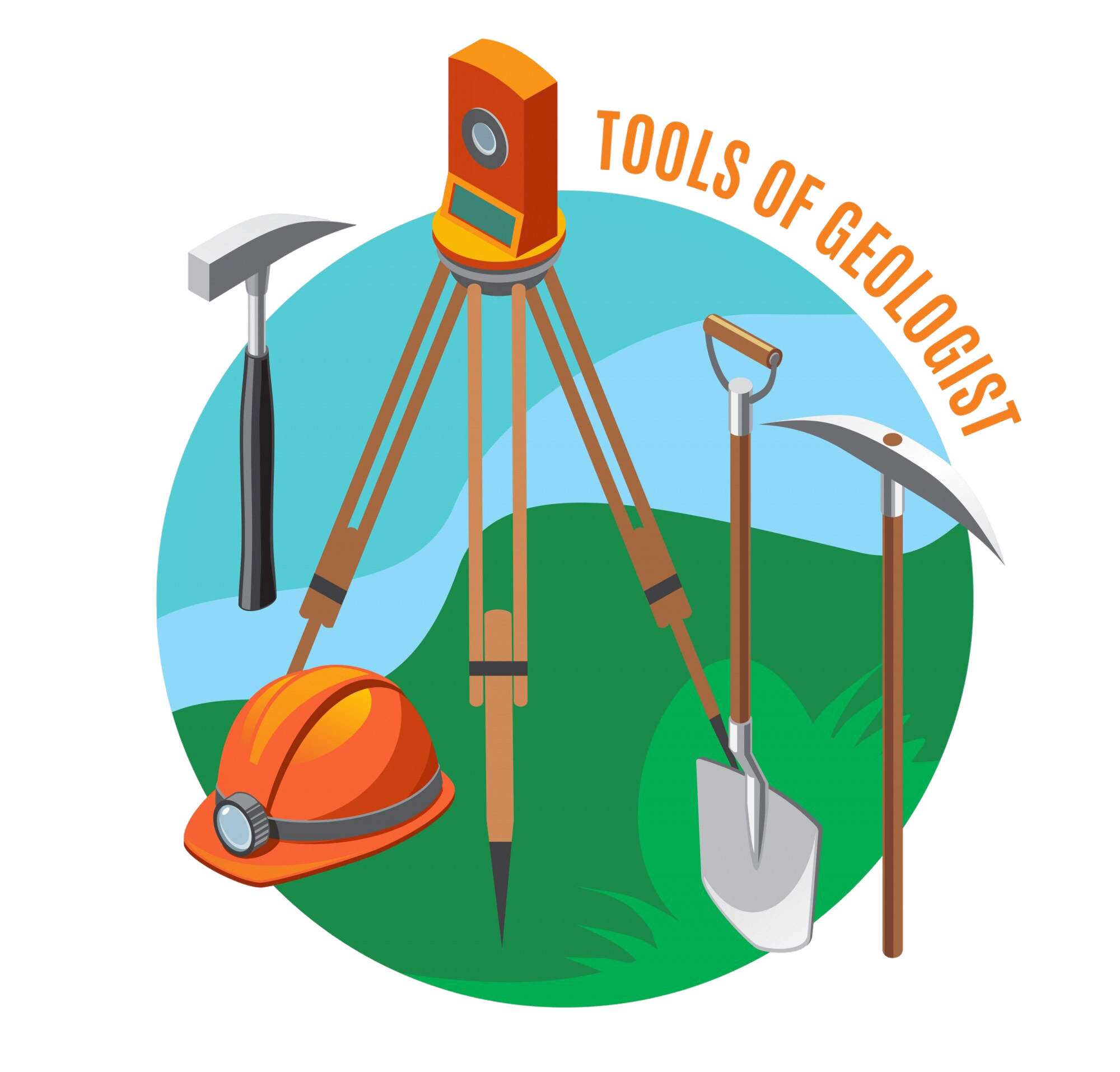 (Tools of geologists.)